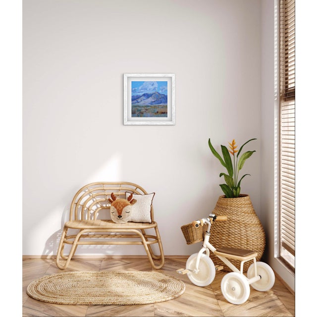 Textile Contemporary Desert Oil Painting Landscape For Sale - Image 7 of 18