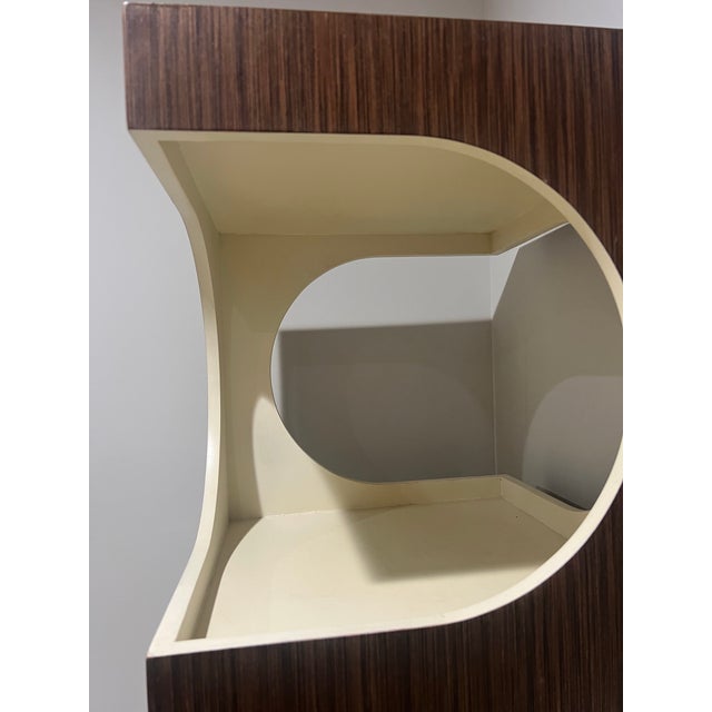 Mid-Century Modern Edward Wormley Style 1970’s Bookcase Shelf Etagere For Sale - Image 3 of 6