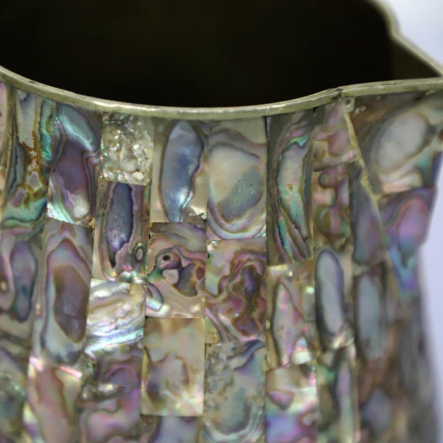 1960s 1960s Silver Plated Pitcher Attributed to Los Castillo Taxco For Sale - Image 5 of 6