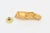Gold Vintage Robert Lee Morris Gold Plated Sculptural Dangle Earrings, 1980's For Sale - Image 8 of 10