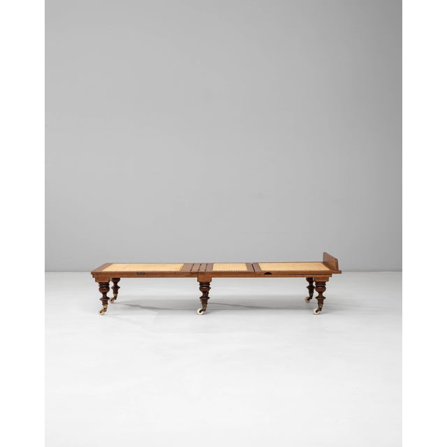 Victorian 1900s English Victorian Mahogany Folding Daybed By Robinson & Sons For Sale - Image 3 of 18