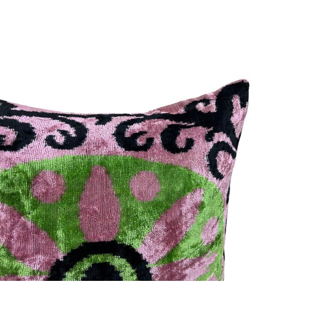 Large Silk Cushion Cover with Mystic Design, 2000s For Sale - Image 9 of 11
