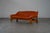 Rustic Oak and Leather 3-Seater Sofa, France, 1970s For Sale - Image 4 of 12