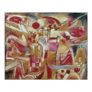 Paul Klee 'Rock Landscape Palms and Firs' Archival Pigment Print Unframed Reproduction For Sale