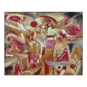 Paul Klee 'Rock Landscape Palms and Firs' Archival Pigment Print Unframed Reproduction