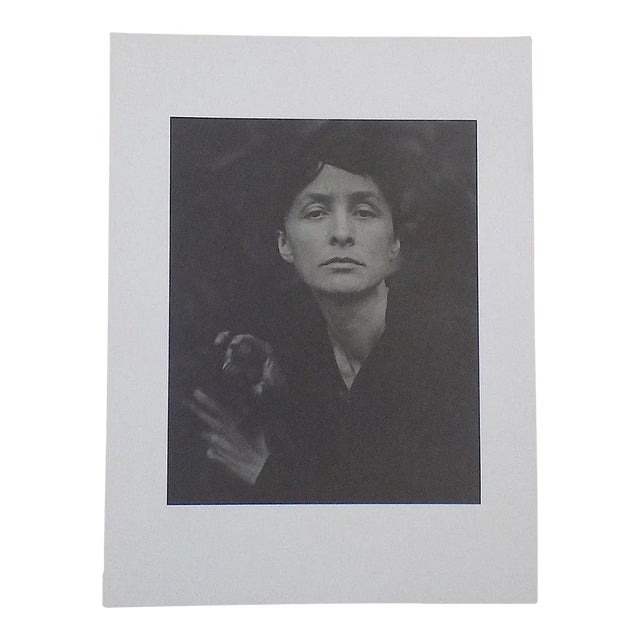 Large Vintage Photogravure-"Georgia O'Keeffe" by Alfred Stieglitz (Usa 1864-1946) For Sale