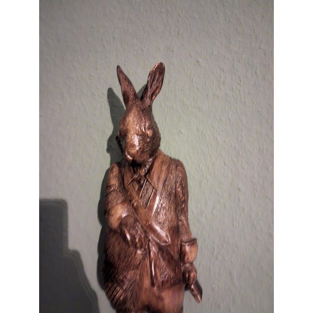1980s Black Forest Hunting Wall Rabbit, 1980s For Sale - Image 5 of 7