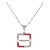 1910s Edwardian Diamond Ruby Pearl 18k Yellow Gold Platinum Necklace For Sale