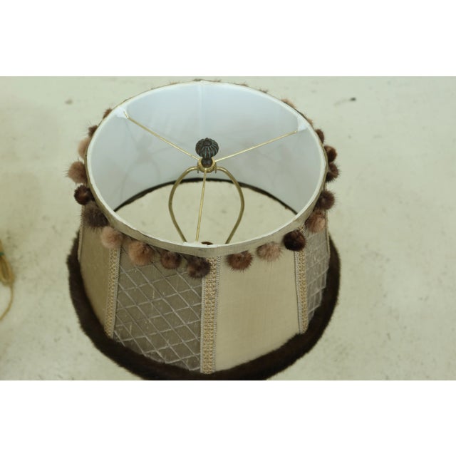 Metal 1990s Morgan Hill Bronze & Marble Classical Puti Table Lamps - a Pair For Sale - Image 7 of 13