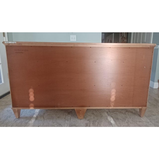 Brown Swedish Gustavian Cottage Coastal Country Farmhouse Dresser by Ethan Allen For Sale - Image 8 of 12