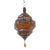 Moroccan Amber Glass Lantern, Octagonal Diamond Shape For Sale