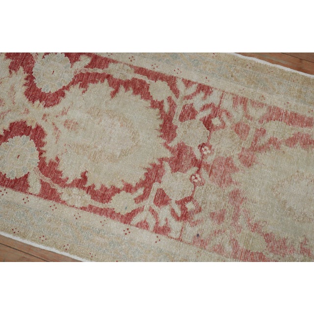A 2nd quarter of the 20th Century Antique Turkish Oushak Runner Measures: 2'8'' x 9'5''