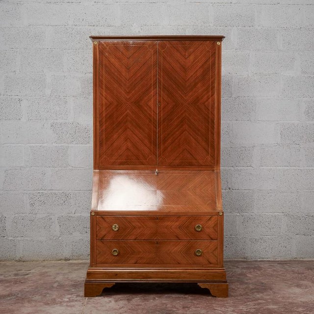 Art Deco Bookcase Sideboard with Flap For Sale - Image 4 of 18