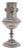 German Pewter Lion Head Motif Pokal Cup, 19th C. For Sale