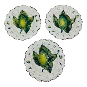 Vintage Set of Three Italian Decorative Plates