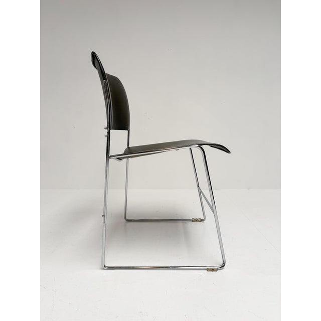 Dark Green Stackable Chair by David Rowland for Howe, 1970s For Sale - Image 11 of 18
