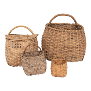 A Collection of Four 19th Century Swedish Baskets