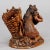 Swiss Black Forest Wooden Carved Begging Dog, 1900s For Sale - Image 4 of 7