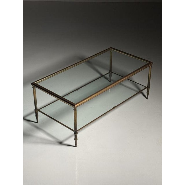 Mid-Century Glass Coffee Table For Sale - Image 11 of 18