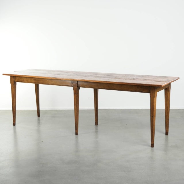 Large French Farmhouse Dining Table in Pine For Sale - Image 13 of 13