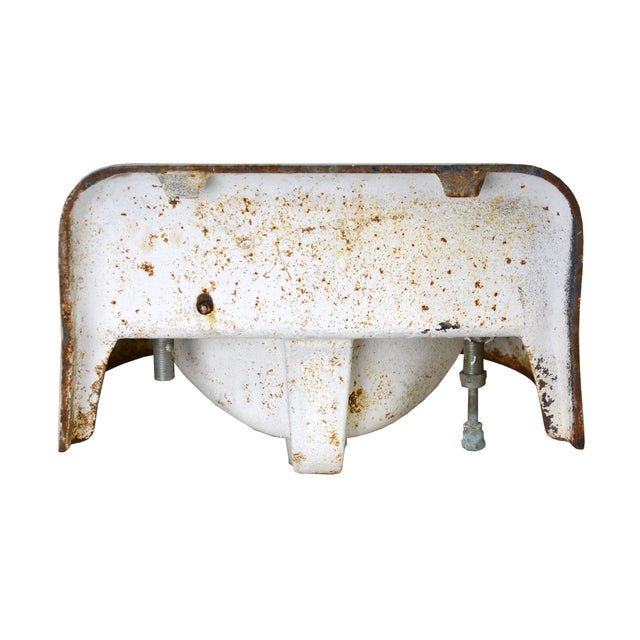 Kohler Vintage Cast Iron Enamel Sink Chairish