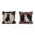Vintage Loie Chocolate Lab and Yellow Lab Needlepoint Pillow Pair For Sale