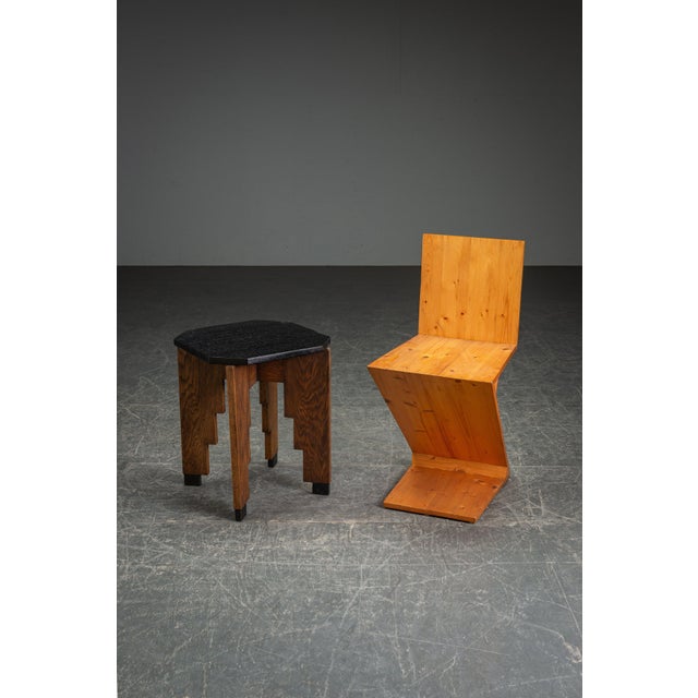 Antique Art Deco Side Table, 1920s For Sale - Image 6 of 11