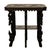 Brown Antique Carved Anglo Indian Teak Wood Elephant Twin Tier Lamp Side Table 1900 For Sale - Image 8 of 17