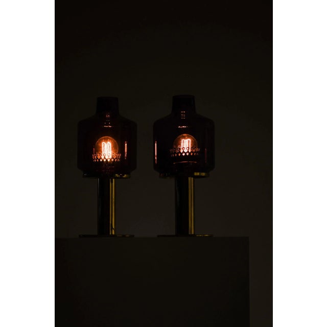 Metal B-102 Table Lamps by Hans Agne Jakobsson AB in Markaryd, Set of 2 For Sale - Image 7 of 8