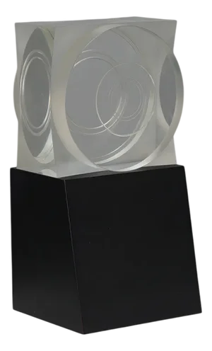 Maurice Ruche, Geometric Object, 1972, Acrylic Glass