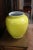 Early 20th Century Yellow Glazed Ceramic Jar For Sale - Image 4 of 7