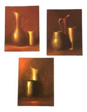 Gallery Wall Collection 3 Original Vintage Classic Still Life Paintings