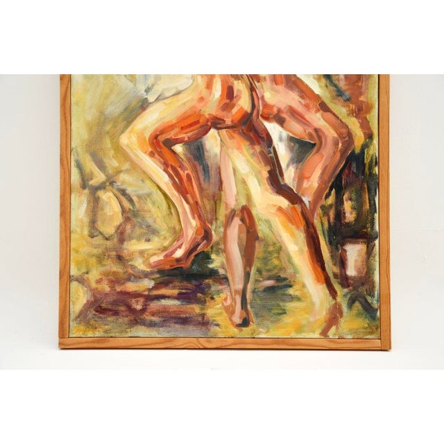 1970s Josephine Tang, Nudes, 1970, Large Oil on Canvas For Sale - Image 5 of 9