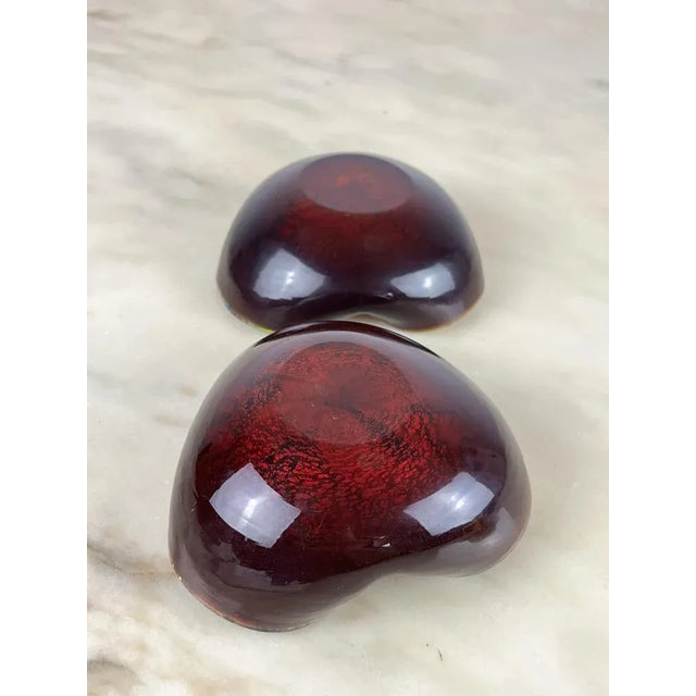 Variegated Murano Glass Ashtrays, 1970s, Set of 2 For Sale - Image 10 of 13