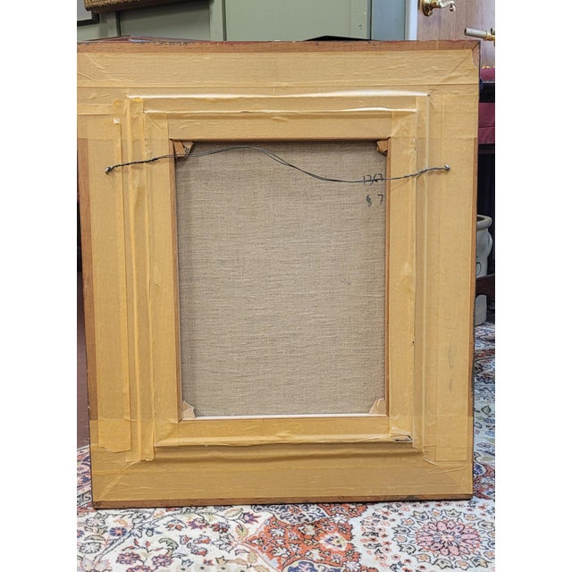 Fine vintage oil painting of a Rabbi by Konstantin Szewczenko born Warsaw Poland. Features a Rabbi teaching from the Bible...