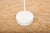 White Painted Steel Tube Floor Lamp with White Marble Base and Black Sheet Metal Shade For Sale - Image 5 of 12