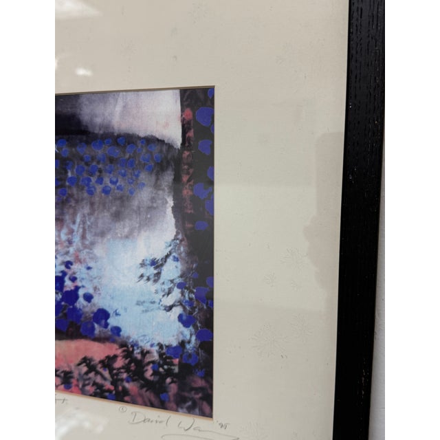 Blue Circa 1996 David Z Wang Autumn Artist Proof + Signature For Sale - Image 8 of 12