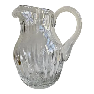 Mid 20th Century Josair Handcut Crystal Pitcher, Made in Germany