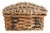 Antique English Wicker Hamper For Sale