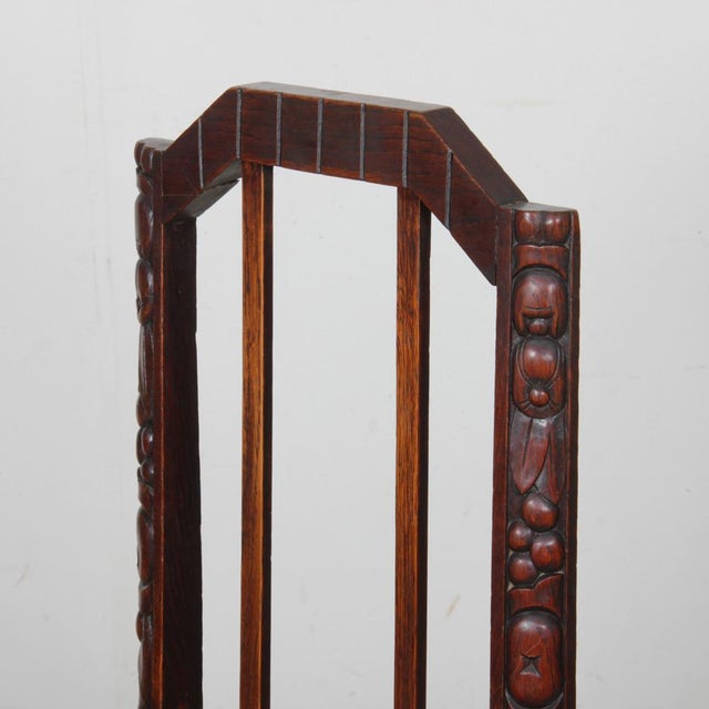 Wood Art Deco French Chairs, 1930s, Set of 6 For Sale - Image 7 of 11