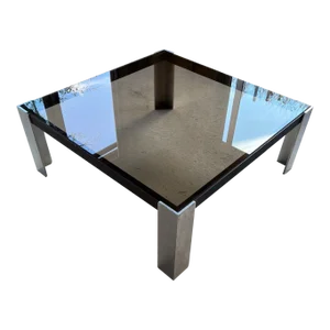 2000s Contemporary Coffee Table After Milo Baughman