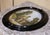 Metal 19th Century French Oval Landscape Oil Painting With Bridge and Ruins For Sale - Image 7 of 9