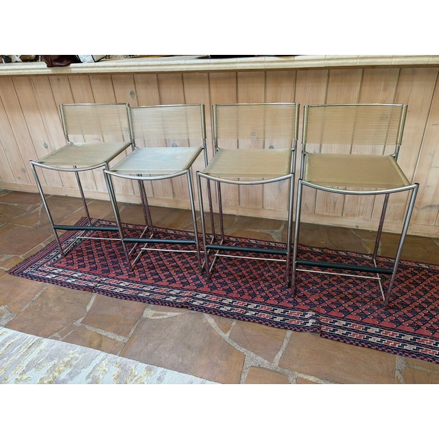 Spaghetti Bar Stools, Giandomenico Belotti. For Sale - Image 10 of 10
