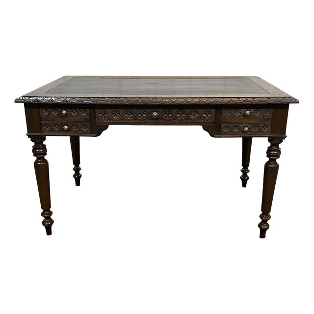 Early 20th Century Breton Chestnut Desk For Sale