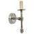 1990s Jacques Adnet Style Polished Nickel Hand Sconces, Wall Lamps - A Pair For Sale In San Diego - Image 6 of 9