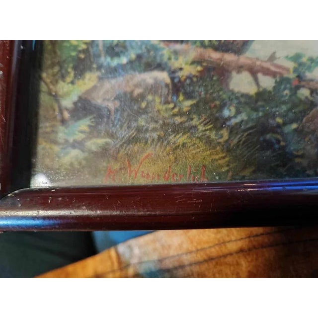 Moritz Wunderlich, Mill, Alps, 1890s, Watercolor For Sale - Image 3 of 8