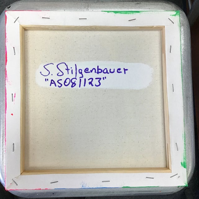 Contemporary “AS081123” Original Abstract Painting on Stretched Canvas by Stephen Stilgenbauer For Sale - Image 3 of 3
