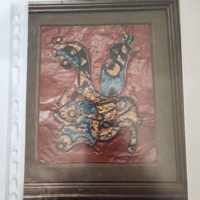 Umberto Mastroianni, Acco E Parabolica, 1980, Engraved and Colored Lead Painting, Framed For Sale - Image 10 of 15