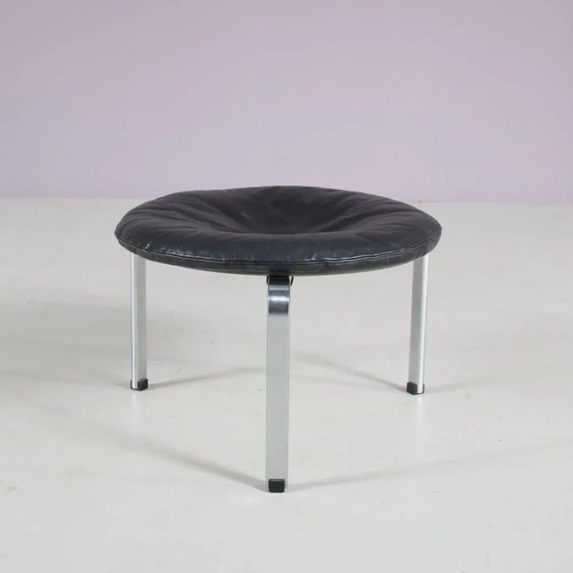 Metal PK33 Stool by Poul Kjaerholm for Kold Christensen, 1980 For Sale - Image 7 of 10
