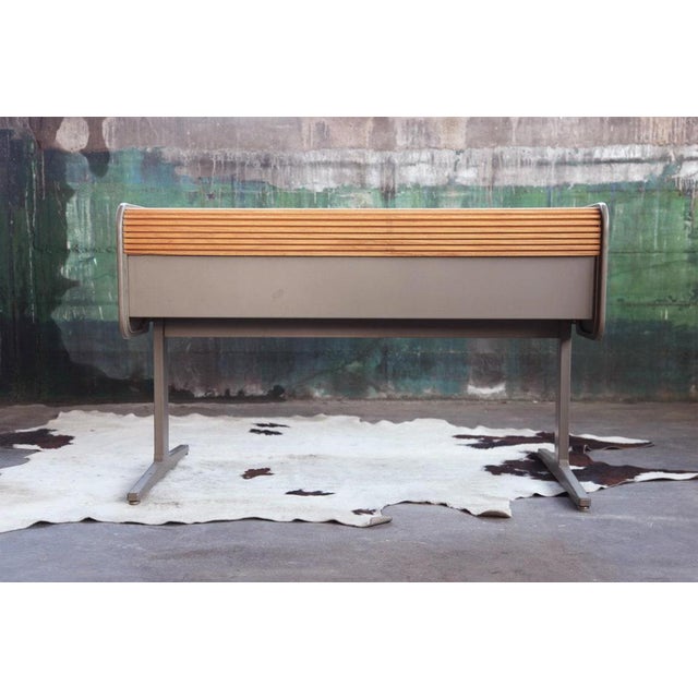 1970s Mid-Century George Nelson Herman Miller "Action Office" Rolltop Desk Exec. For Sale - Image 13 of 18